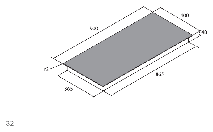 Easy 90 P — Technical drawing