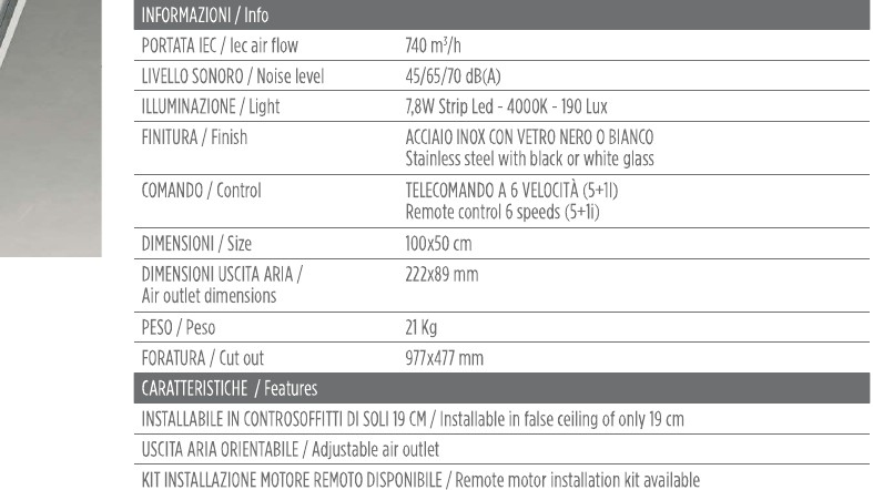 Sinergia FL Easy Up — Key information
