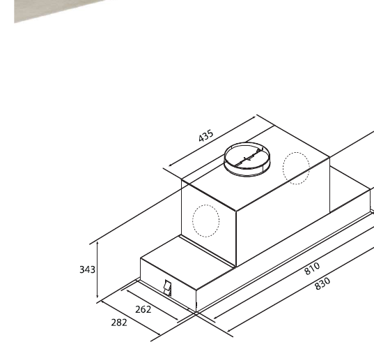 Compact Up — Technical drawing