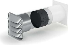 THERMOBOX for pipes Ø150 mm, with triple non-return valve – length 350-500 mm – AFC4043060