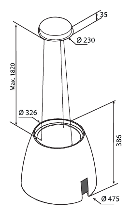 Ballerina Young — Technical drawing