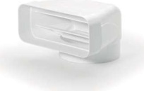 Vertical 90° connector from 222x89 mm to Ø150 mm – AFC4043002