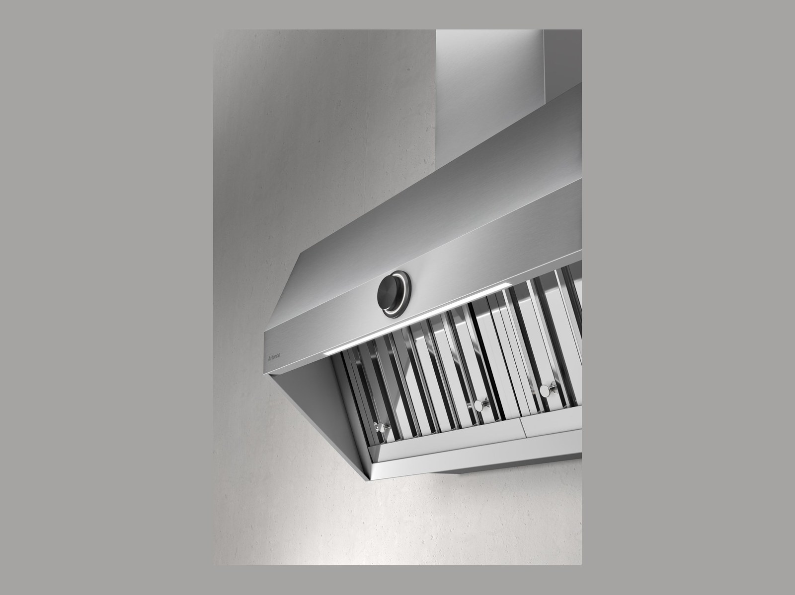 Airforce VIS Head Free hood, stainless steel detail