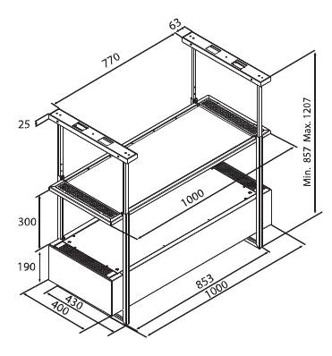 Side — Technical drawing