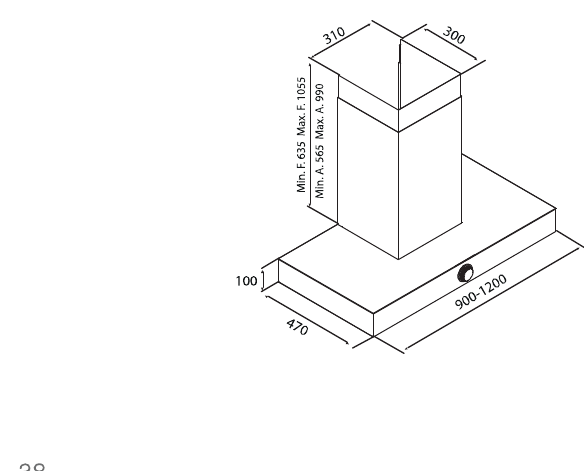 VIS Boxy No Drop — Technical drawing