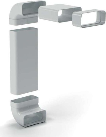 Extracting/recirculating fitting kit – plinth H10/15 cm – KTOBH10