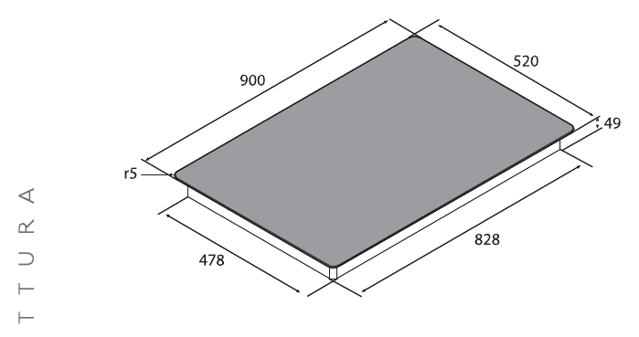 Plus 90 — Technical drawing