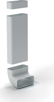 Extracting/recirculating fitting kit – plinth H10/15 cm – KT100002