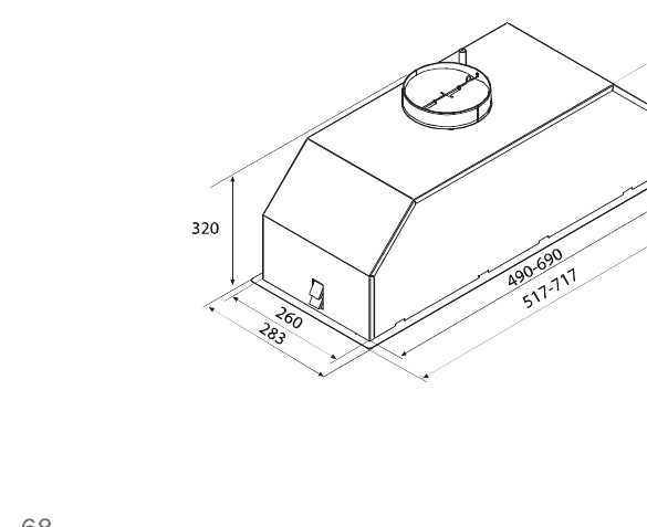 Modulo Plus — Technical drawing