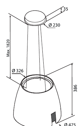 Ballerina Crisalide — Technical drawing